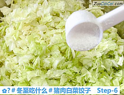 ?猪肉白菜饺子做法第六步骤