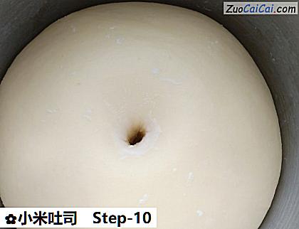 小米吐司做法第十步骤