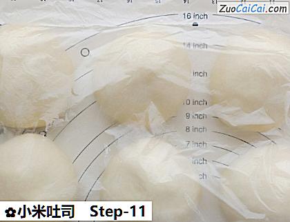 小米吐司做法第十一步骤