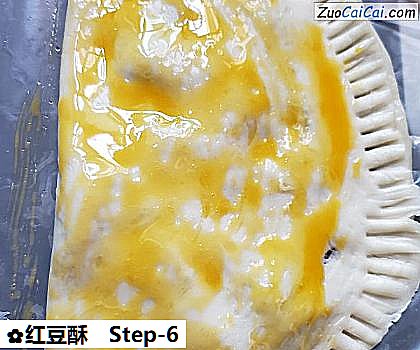 红豆酥做法第六步骤