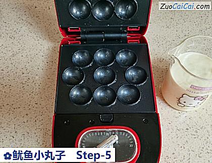 鱿鱼小丸子做法第五步骤