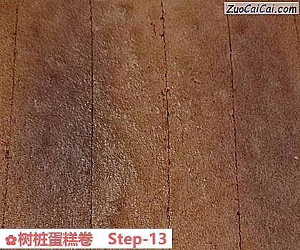 树桩蛋糕卷做法第十三步骤