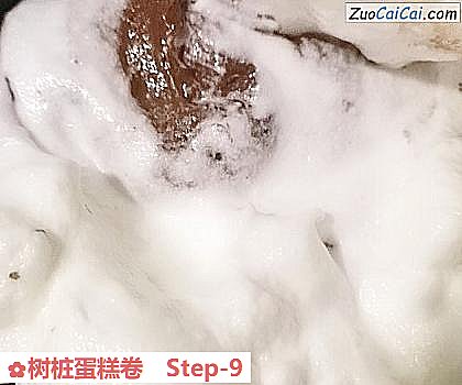 树桩蛋糕卷做法第九步骤