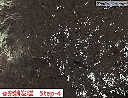 杂粮发糕做法第四步骤