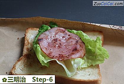 三明治做法第六步骤