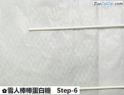 雪人棒棒蛋白糖做法第六步骤