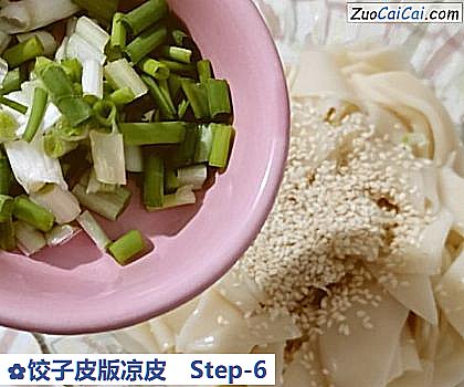 饺子皮版凉皮做法第六步骤