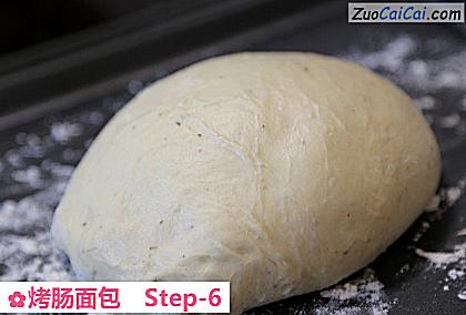 烤肠面包做法第六步骤