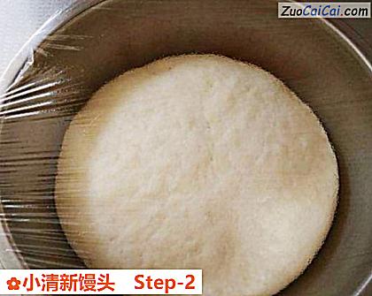 小清新馒头做法第二步骤