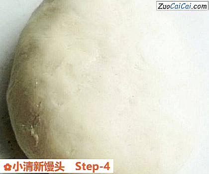 小清新馒头做法第四步骤