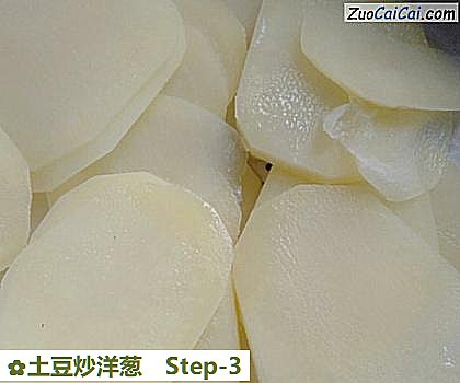 土豆炒洋葱做法第三步骤
