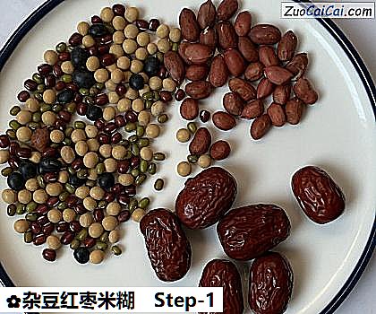 杂豆红枣米糊做法第一步骤