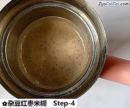 杂豆红枣米糊做法第四步骤