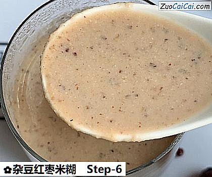 杂豆红枣米糊做法第六步骤