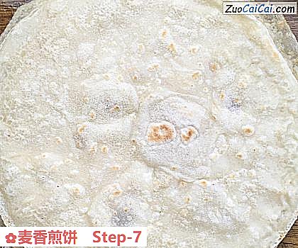麦香煎饼做法第七步骤
