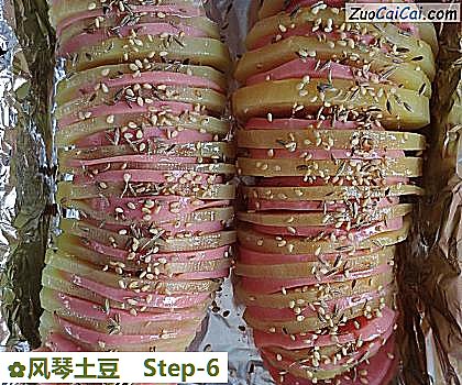 风琴土豆做法第六步骤