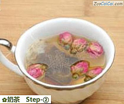 奶茶做法第二步骤