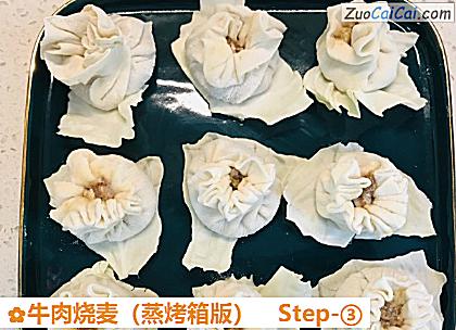 牛肉烧麦做法第三步骤