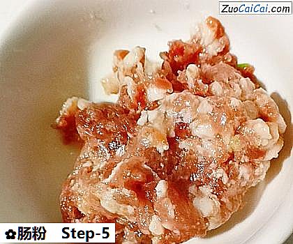 肠粉做法第五步骤