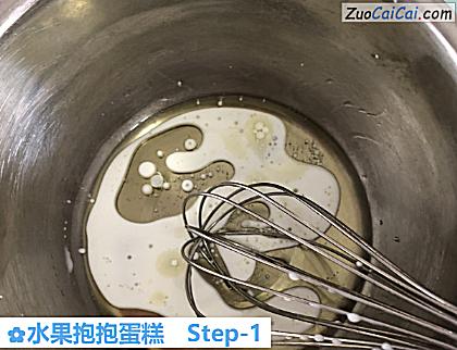 水果抱抱蛋糕做法第一步骤