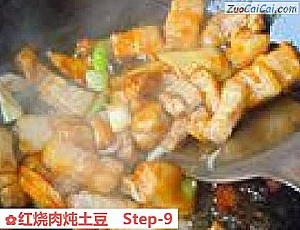 红烧肉炖土豆做法第九步骤
