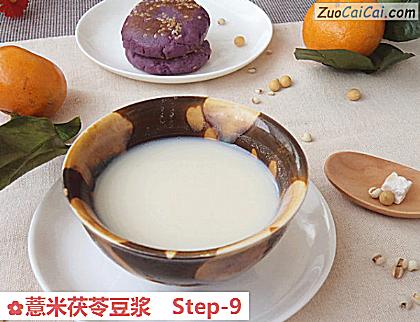 薏米茯苓豆浆做法第九步骤