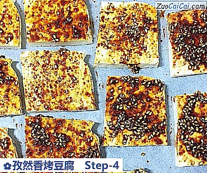 孜然香烤豆腐做法第四步骤