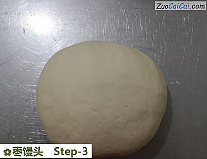 枣馒头做法第三步骤
