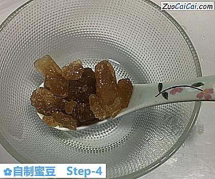 自制蜜豆做法第四步骤