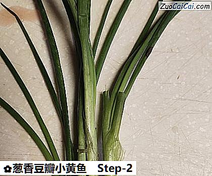 葱香豆瓣小黄鱼做法第二步骤