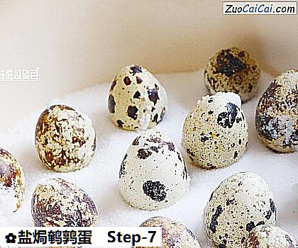 盐焗鹌鹑蛋做法第七步骤