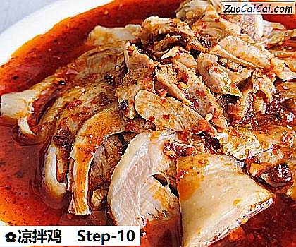 凉拌鸡做法第十步骤