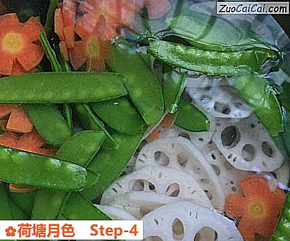 荷塘月色做法第四步骤