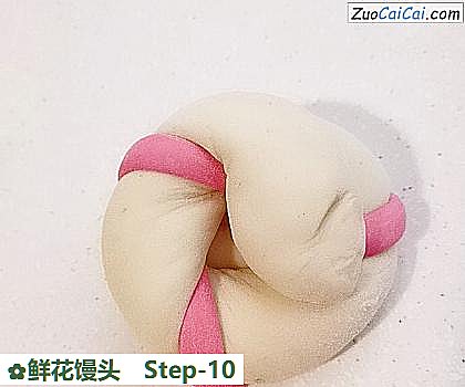 鲜花馒头做法第十步骤