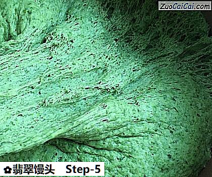 翡翠馒头做法第五步骤
