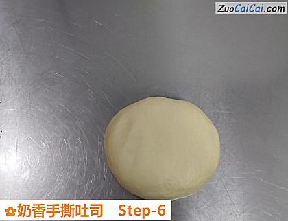 奶香手撕吐司做法第六步骤