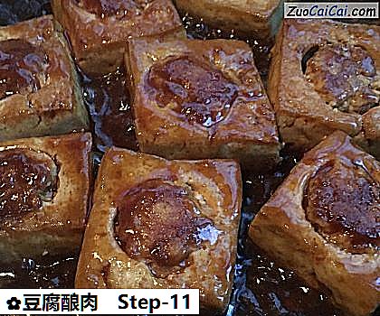豆腐酿肉做法第十一步骤