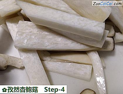 孜然杏鲍菇做法第四步骤