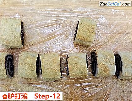 驴打滚做法第十二步骤