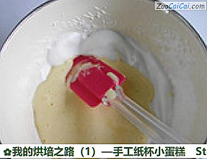 我的烘培之路—手工纸杯小蛋糕做法第九步骤