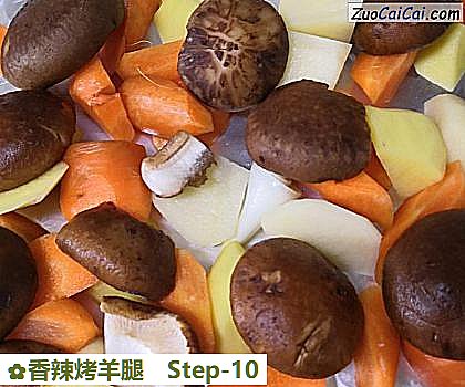 香辣烤羊腿做法第十步骤