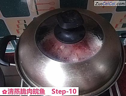 清蒸脆肉皖鱼做法第十步骤