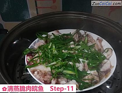 清蒸脆肉皖鱼做法第十一步骤