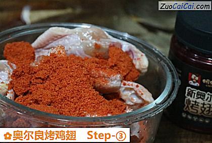 奥尔良烤鸡翅做法第三步骤