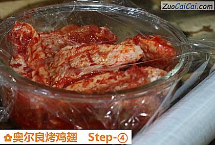 奥尔良烤鸡翅做法第四步骤