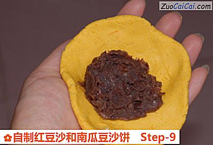 自制红豆沙和南瓜豆沙饼做法第九步骤