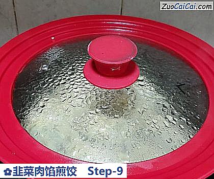 韭菜肉馅煎饺做法第九步骤