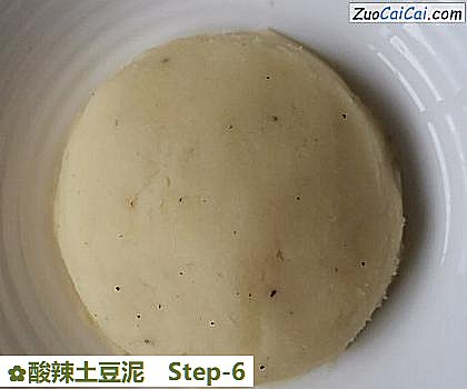 酸辣土豆泥做法第六步骤