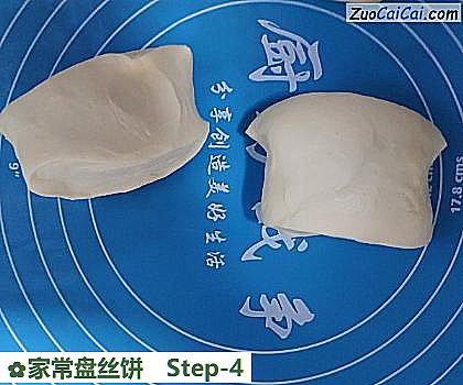 家常盘丝饼做法第四步骤