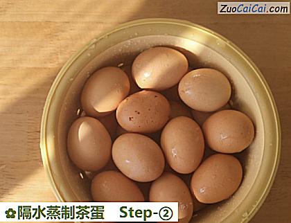 隔水蒸制茶蛋做法第二步骤